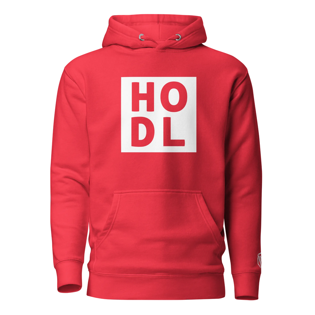 ENTWURF HODL HOODIE BIG White BOX - ENTWURF HODL HOODIE BIG White BOX - Team Red / S | Exklusive Hoodie Streetwear von HODL®