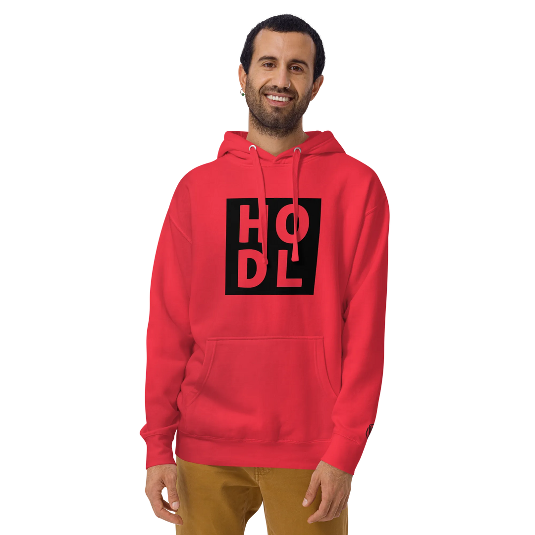 ENTWURF HODL HOODIE BIG BLACK BOX - ENTWURF HODL HOODIE BIG BLACK BOX - Schwarz / S | Exklusive Hoodie Streetwear von HODL®