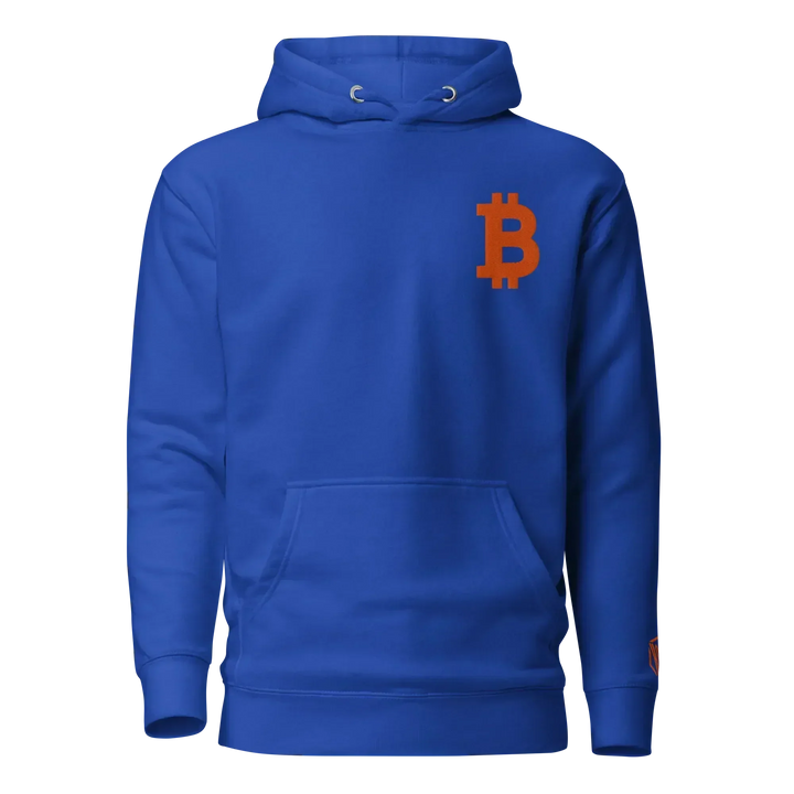 Bitcoin Hoodie Big B Orange - Bitcoin Hoodie Big B Orange - Deep Node / S | Exklusive Hoodie Streetwear von HODL®