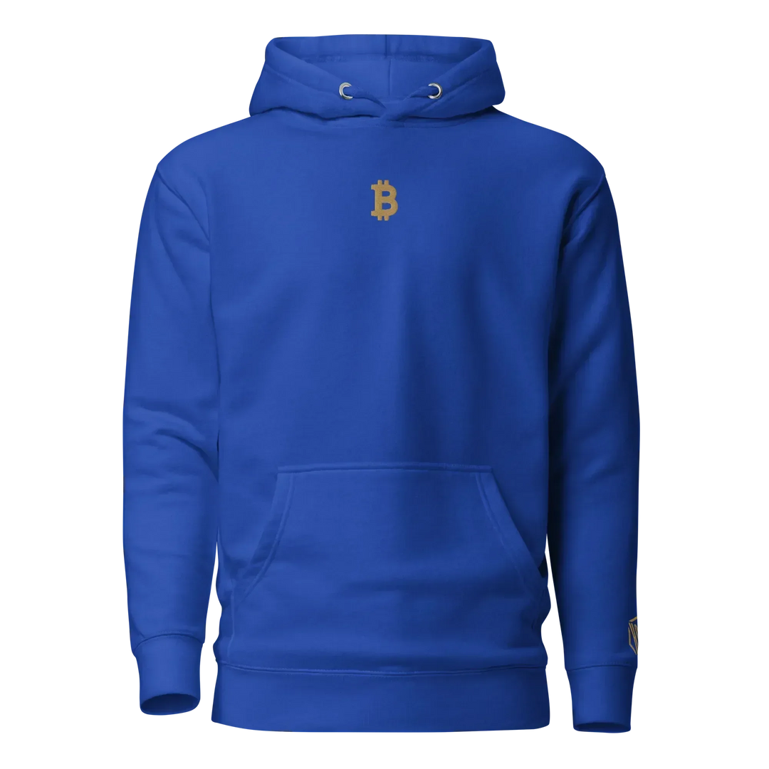 Bitcoin Hoodie Gold - Bitcoin Hoodie Gold - Deep Node / S | Exklusive Hoodie Streetwear von HODL®