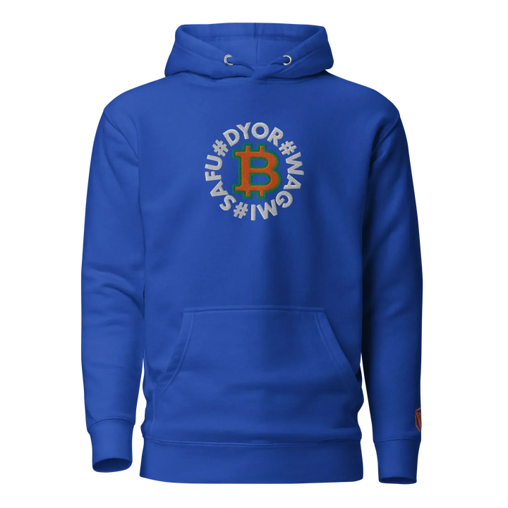 Bitcoin Hoodie SAFU Circles Orange - Bitcoin Hoodie SAFU Circles Orange - Deep Node / S | Exklusive Hoodie Streetwear von HODL®