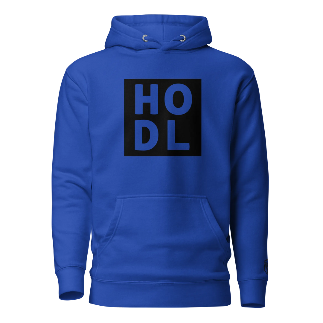 ENTWURF HODL HOODIE BIG BLACK BOX - ENTWURF HODL HOODIE BIG BLACK BOX - Team Royal / S | Exklusive Hoodie Streetwear von HODL®
