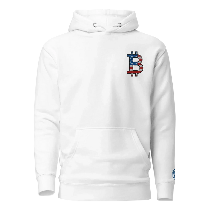 Bitcoin Hoodie Big B USA Edition - Bitcoin Hoodie Big B USA Edition - Genesis Mint / S | Exklusive Hoodie Streetwear von HODL®