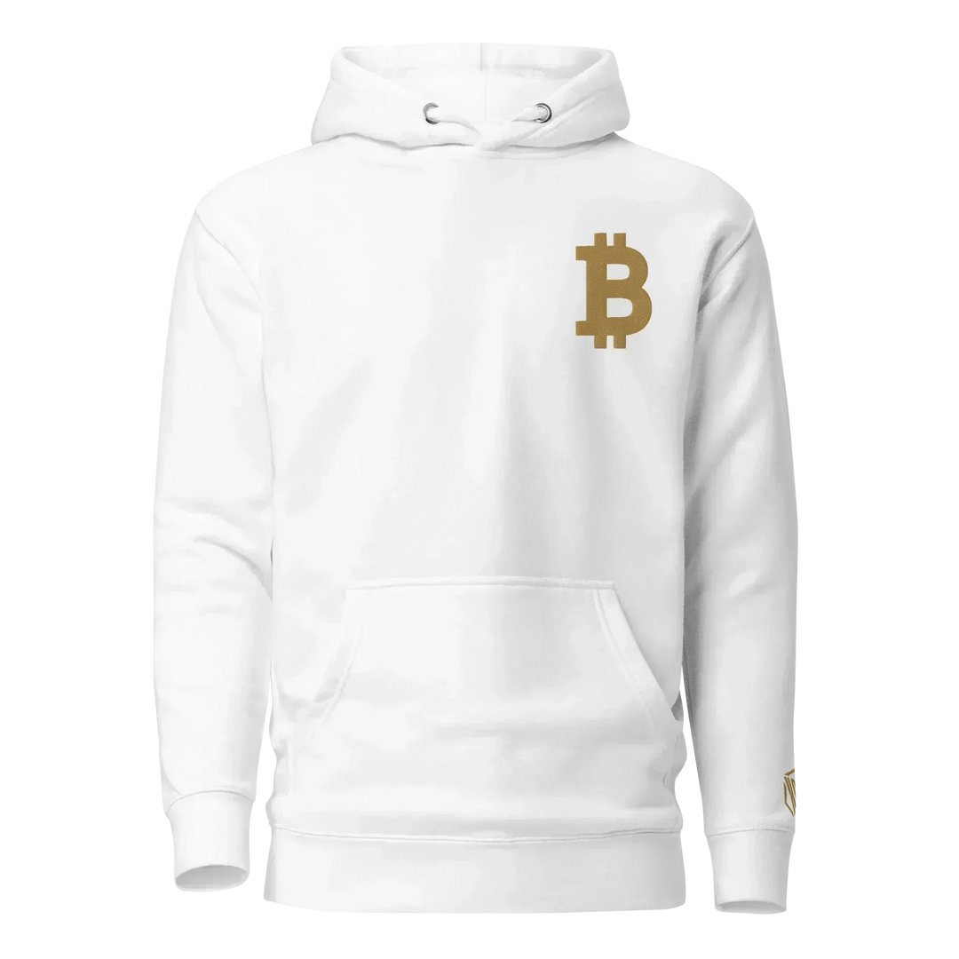 Bitcoin Hoodie Big B Gold - Bitcoin Hoodie Big B Gold - Genesis Mint / S | Exklusive Hoodie Streetwear von HODL®
