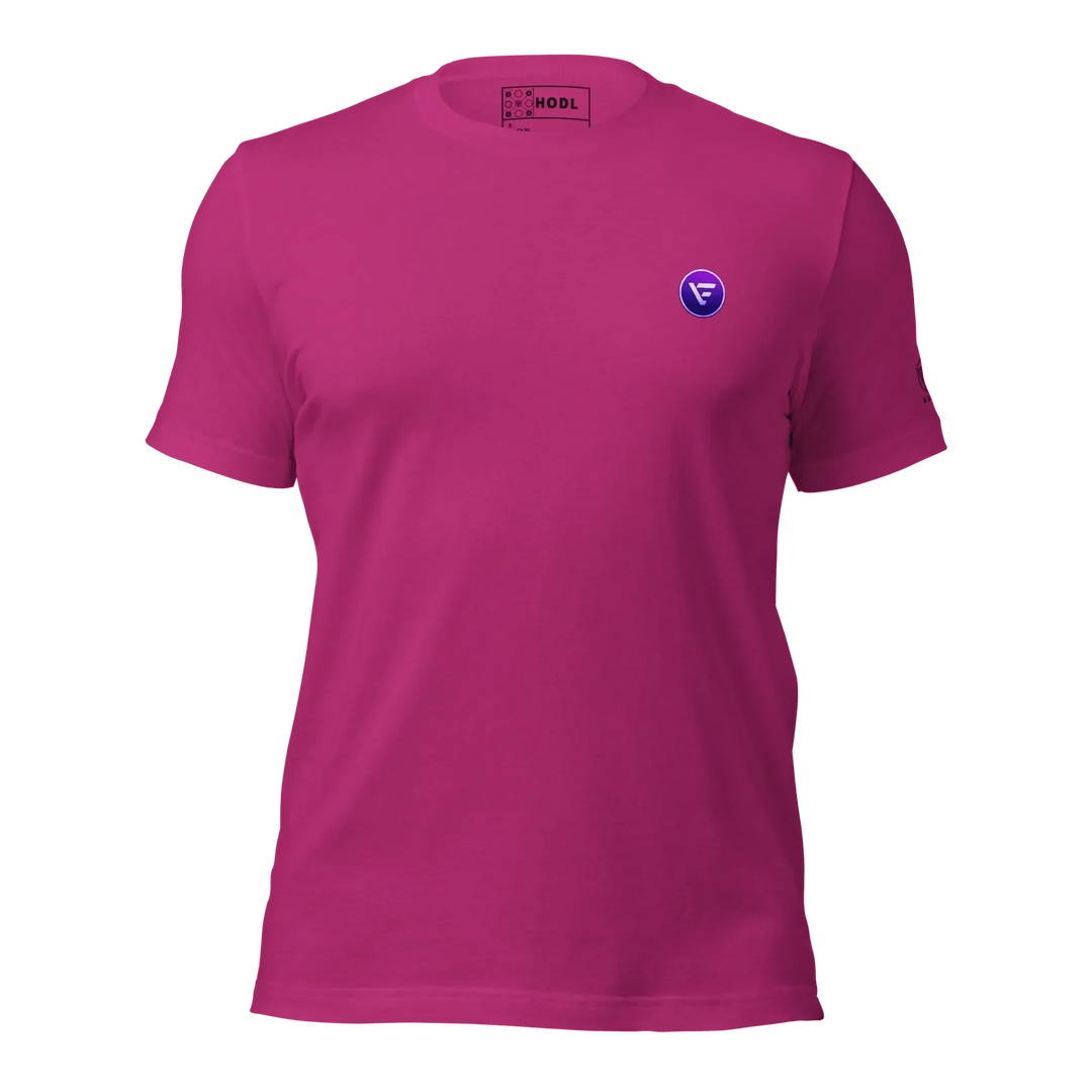 VELIX Crypto T-Shirt New Logo - VELIX Crypto T-Shirt New Logo - Chain Violet / S | Exklusive T-Shirt Streetwear von HODL®