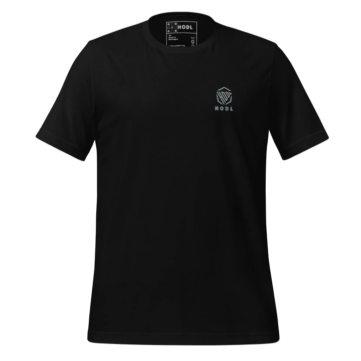 HODL T-Shirt – Silver Logo Stick - HODL T-Shirt – Silver Logo Stick - Private Key / XS | Exklusive T-Shirt Streetwear von HODL®