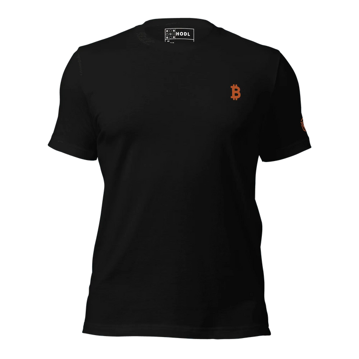 Bitcoin T-Shirt Orange - Bitcoin T-Shirt Orange - Private Key / XS | Exklusive T-Shirt Streetwear von HODL®