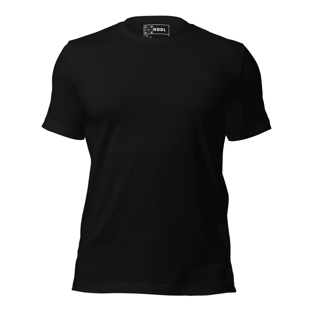 Bitcoin T-Shirt Black Outline - Bitcoin T-Shirt Black Outline - Private Key / XS | Exklusive T-Shirt Streetwear von HODL®