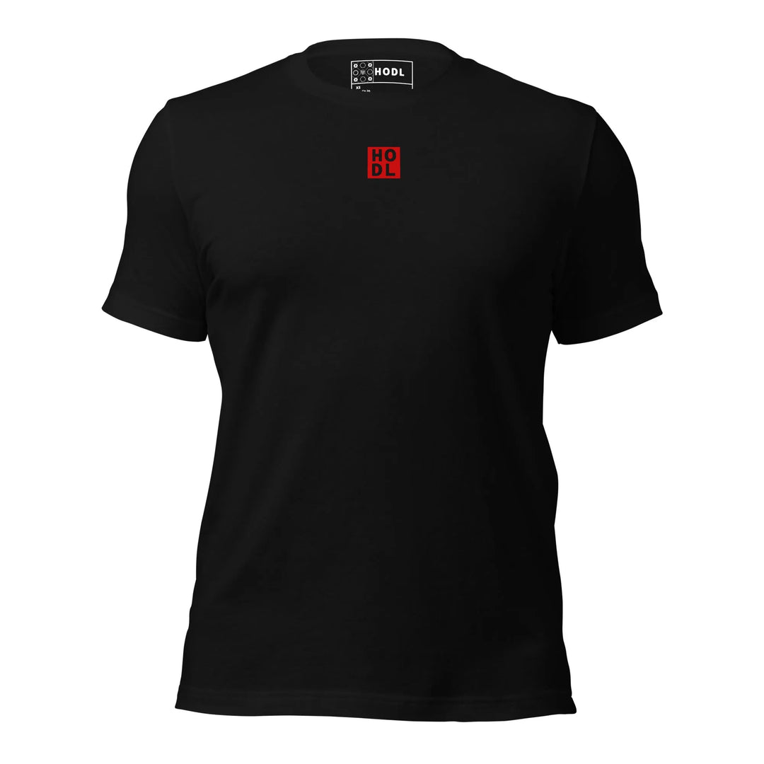 HODL T-Shirt Big Red Box Mini - HODL T-Shirt Big Red Box Mini - Private Key / XS | Exklusive T-Shirt Streetwear von HODL®