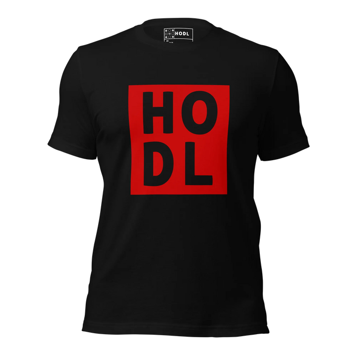HODL T-Shirt Red Box Maxi - HODL T-Shirt Red Box Maxi - Private Key / XS | Exklusive T-Shirt Streetwear von HODL®