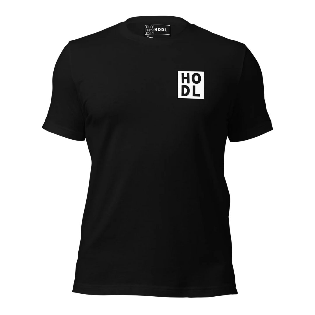 HODL T-Shirt White Box Chest - HODL T-Shirt White Box Chest - Private Key / XS | Exklusive T-Shirt Streetwear von HODL®