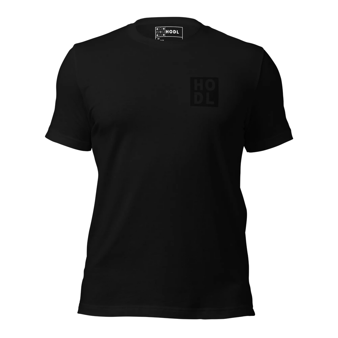 HODL T-Shirt Black Box Chest - HODL T-Shirt Black Box Chest - Private Key / XS | Exklusive T-Shirt Streetwear von HODL®
