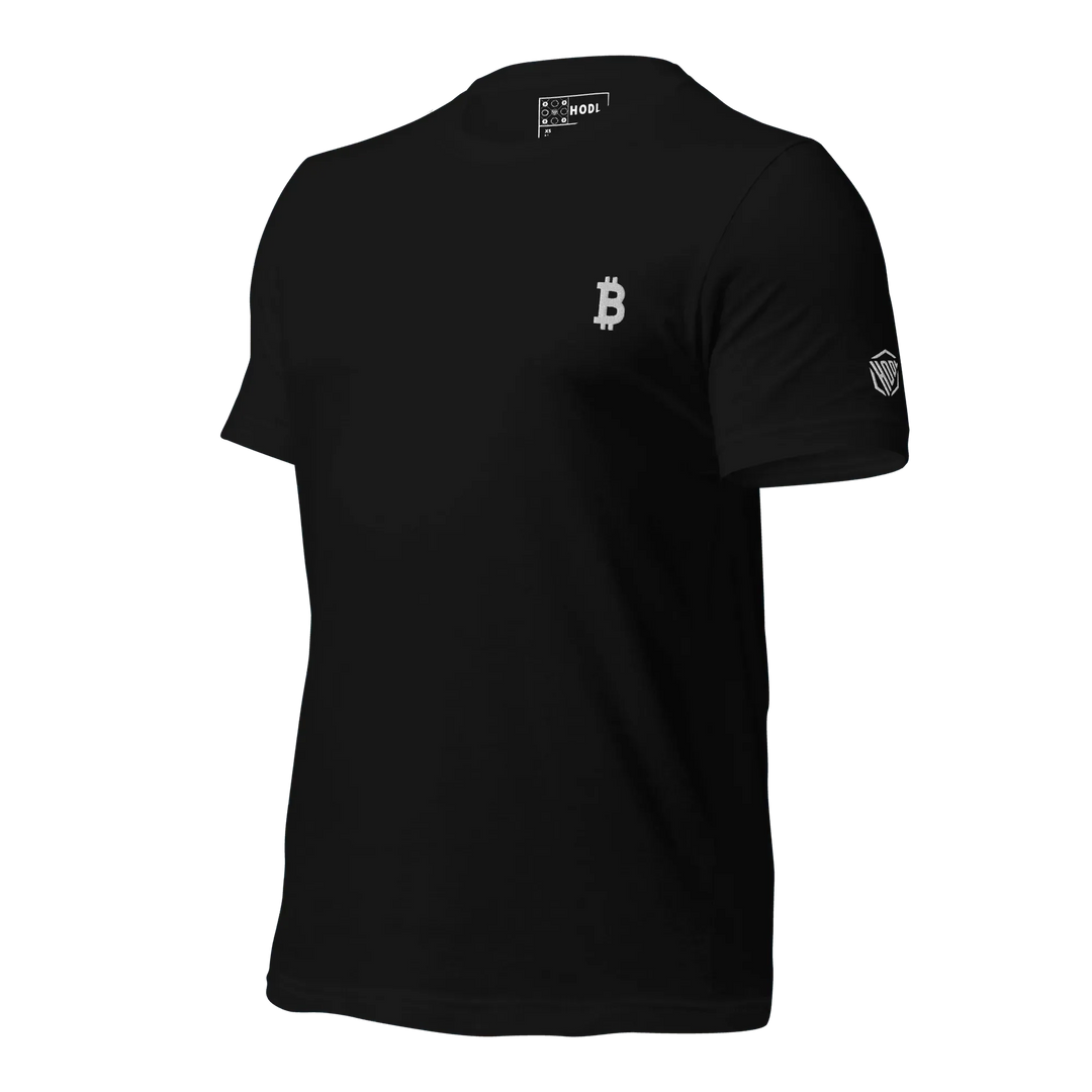 Bitcoin T-Shirt White Flat - Bitcoin T-Shirt White Flat - Private Key / XS | Exklusive T-Shirt Streetwear von HODL®