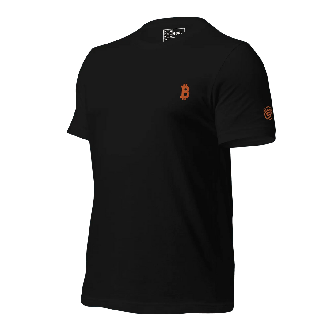 Bitcoin T-Shirt Orange - Bitcoin T-Shirt Orange - Private Key / XS | Exklusive T-Shirt Streetwear von HODL®