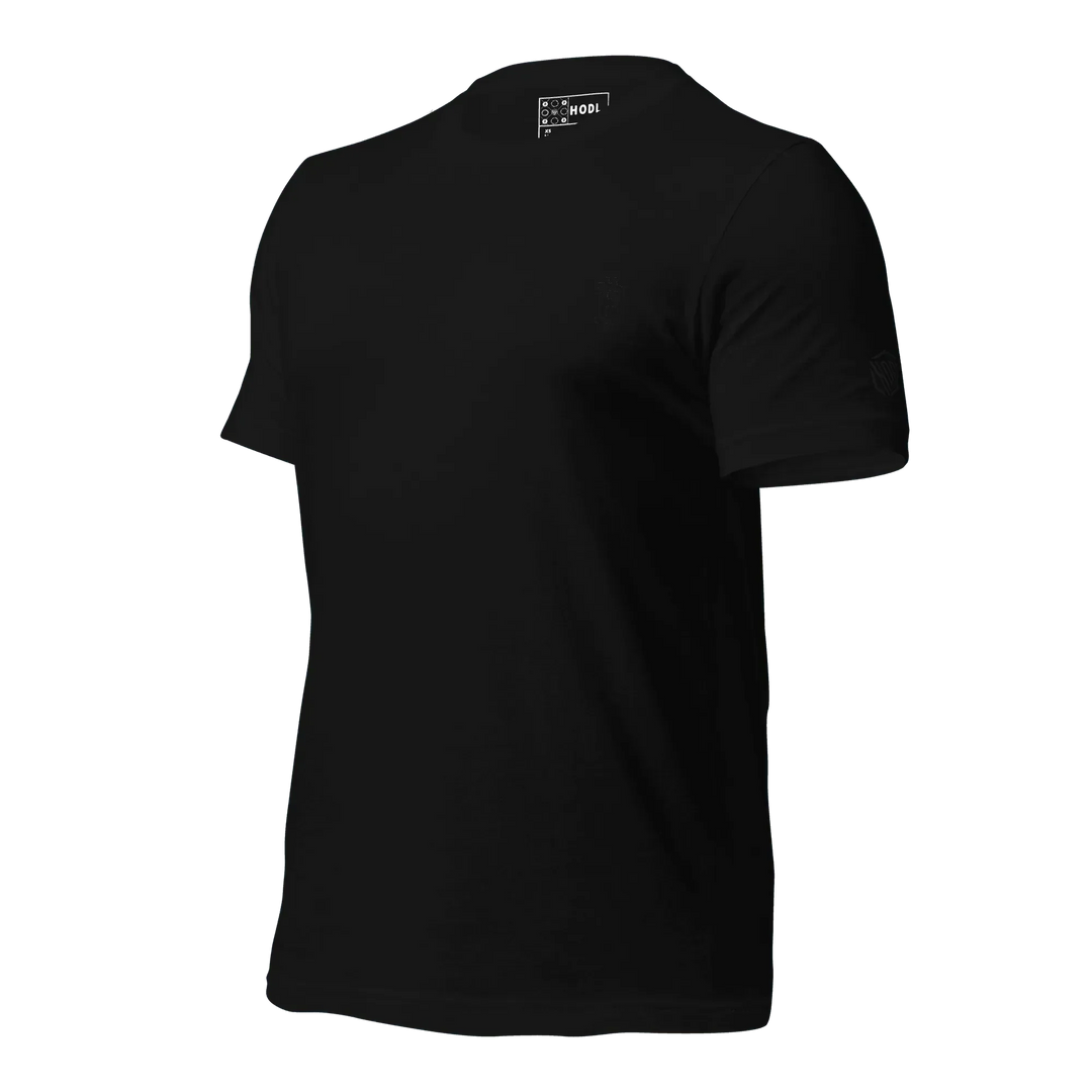 Bitcoin T-Shirt Black Outline - Bitcoin T-Shirt Black Outline - Private Key / XS | Exklusive T-Shirt Streetwear von HODL®