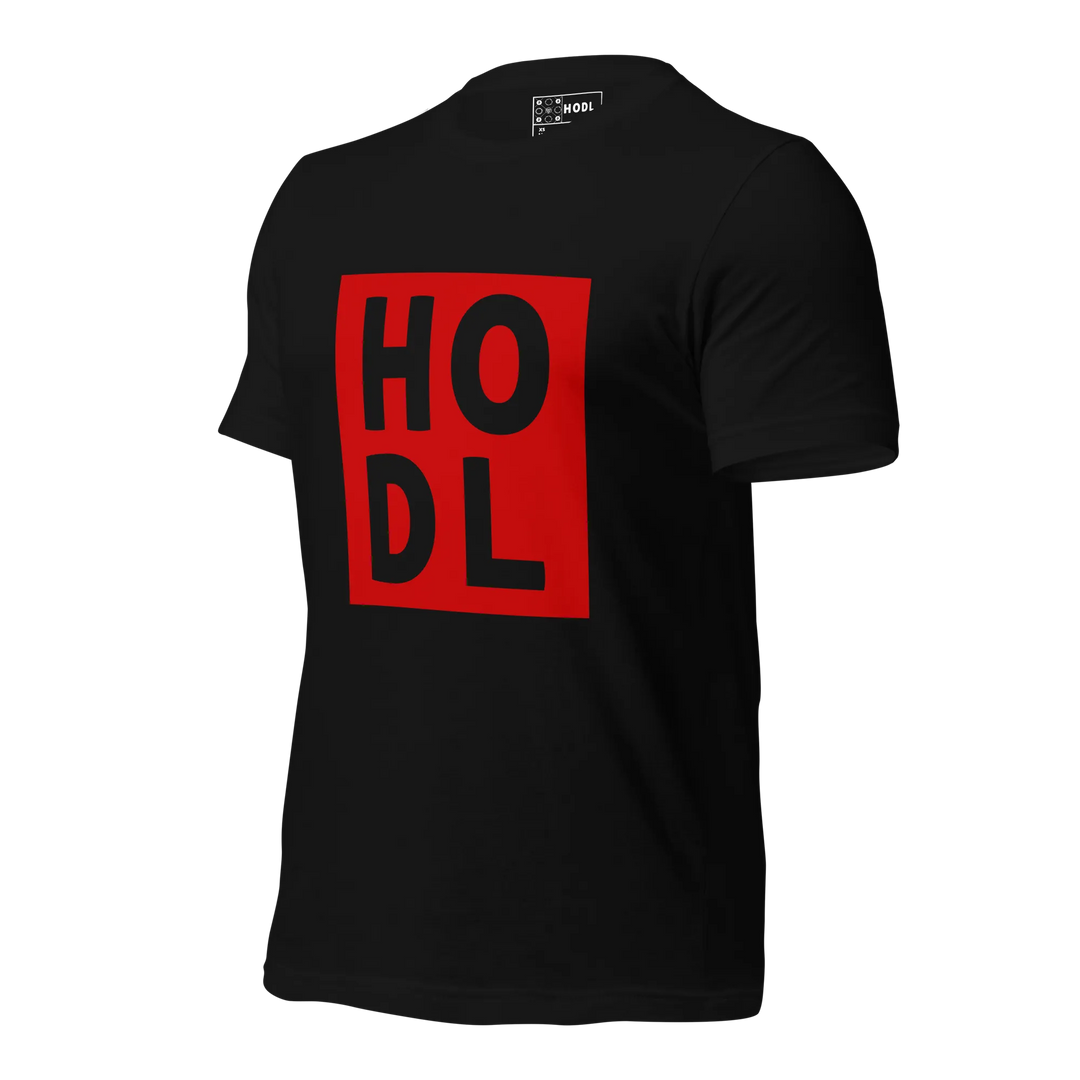 HODL T-Shirt Red Box Maxi - HODL T-Shirt Red Box Maxi - Private Key / XS | Exklusive T-Shirt Streetwear von HODL®
