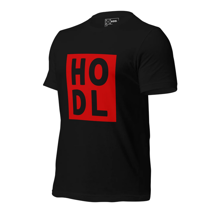 HODL T-Shirt Red Box Maxi - HODL T-Shirt Red Box Maxi - Private Key / XS | Exklusive T-Shirt Streetwear von HODL®