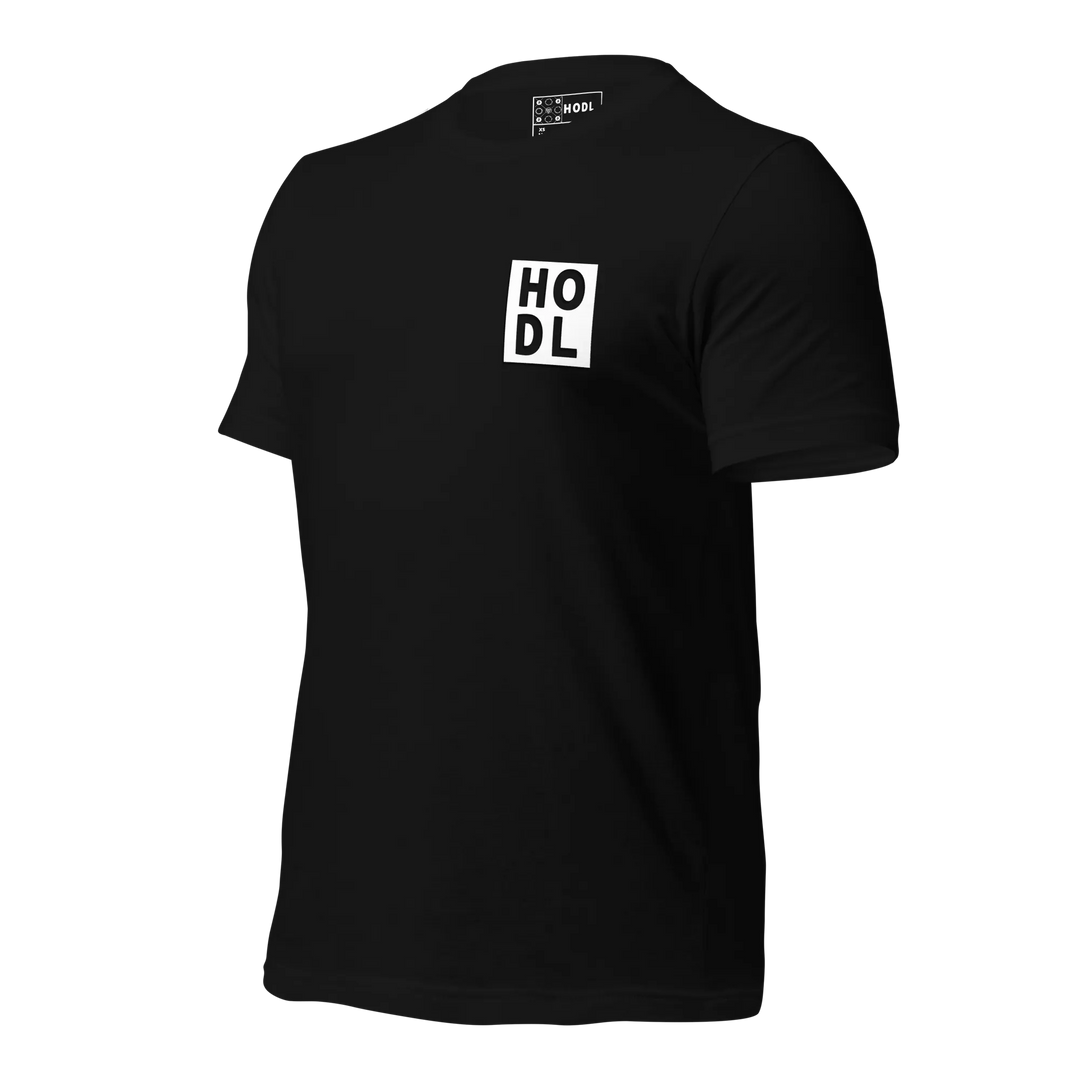HODL T-Shirt White Box Chest - HODL T-Shirt White Box Chest - Private Key / XS | Exklusive T-Shirt Streetwear von HODL®