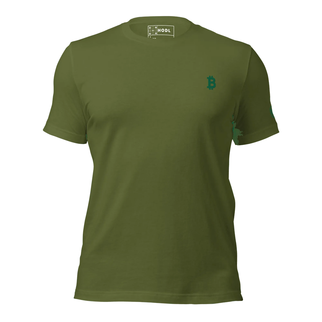 Bitcoin T-Shirt Green - Bitcoin T-Shirt Green - Private Key / XS | Exklusive T-Shirt Streetwear von HODL®