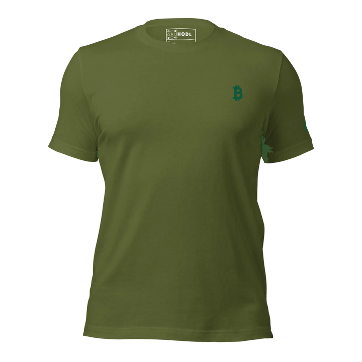Bitcoin T-Shirt Green - Bitcoin T-Shirt Green - Private Key / XS | Exklusive T-Shirt Streetwear von HODL®