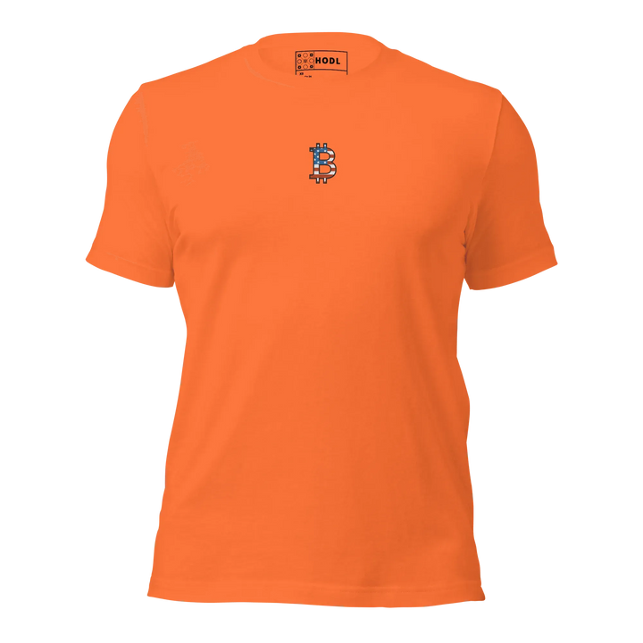 Bitcoin T-Shirt USA Center - Bitcoin T-Shirt USA Center - Satsignal / XS | Exklusive T-Shirt Streetwear von HODL®