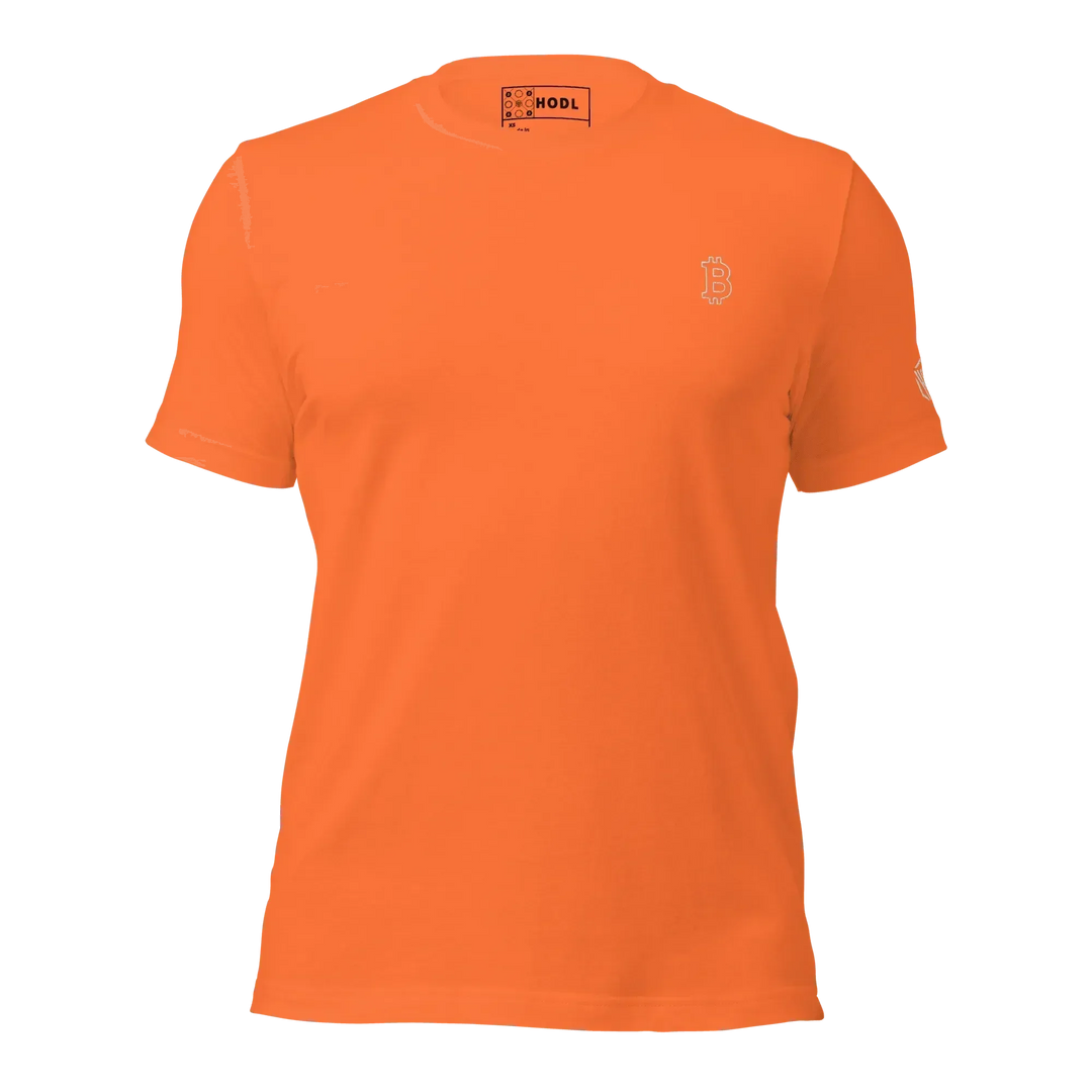 Bitcoin T-Shirt White Outline - Bitcoin T-Shirt White Outline - Satsignal / XS | Exklusive T-Shirt Streetwear von HODL®