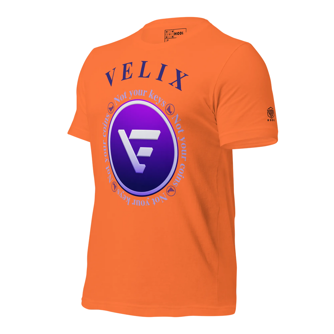 VELIX Crypto T-Shirt Not Your Keys - VELIX Crypto T-Shirt Not Your Keys - Private Key / XS | Exklusive T-Shirt Streetwear von HODL®