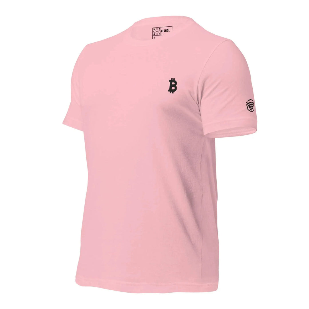 Bitcoin T-Shirt Black Flat - Bitcoin T-Shirt Black Flat - Private Key / XS | Exklusive T-Shirt Streetwear von HODL®