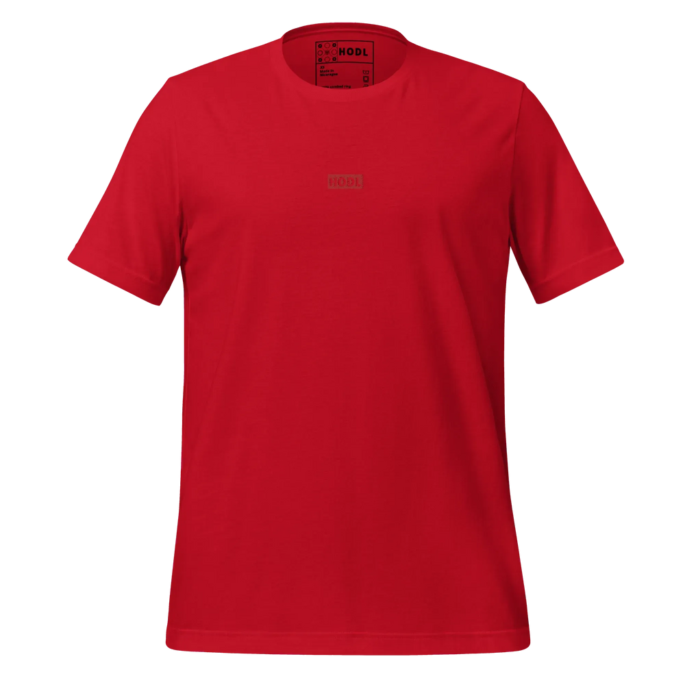 HODL T-Shirt Red Box Baby - HODL T-Shirt Red Box Baby - Red Pill / XS | Exklusive T-Shirt Streetwear von HODL®