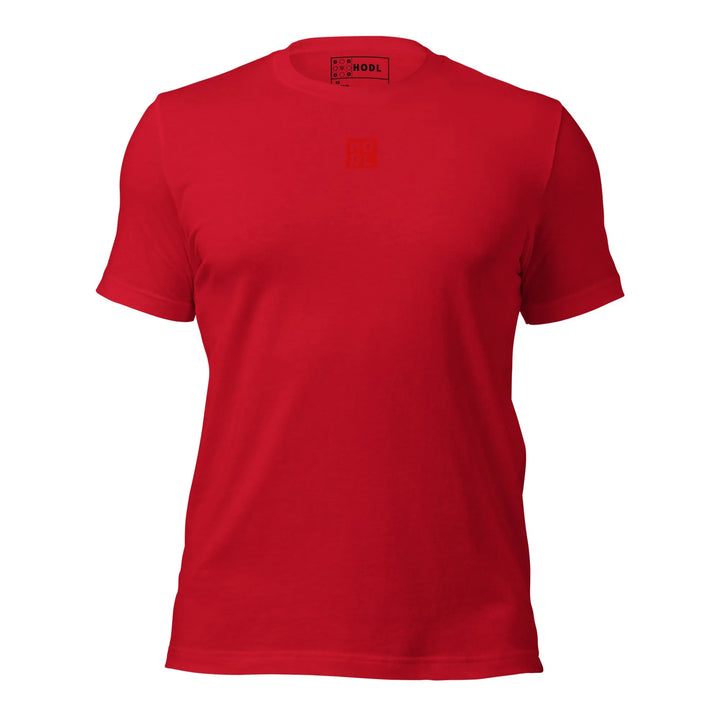 HODL T-Shirt Big Red Box Mini - HODL T-Shirt Big Red Box Mini - Red Pill / XS | Exklusive T-Shirt Streetwear von HODL®