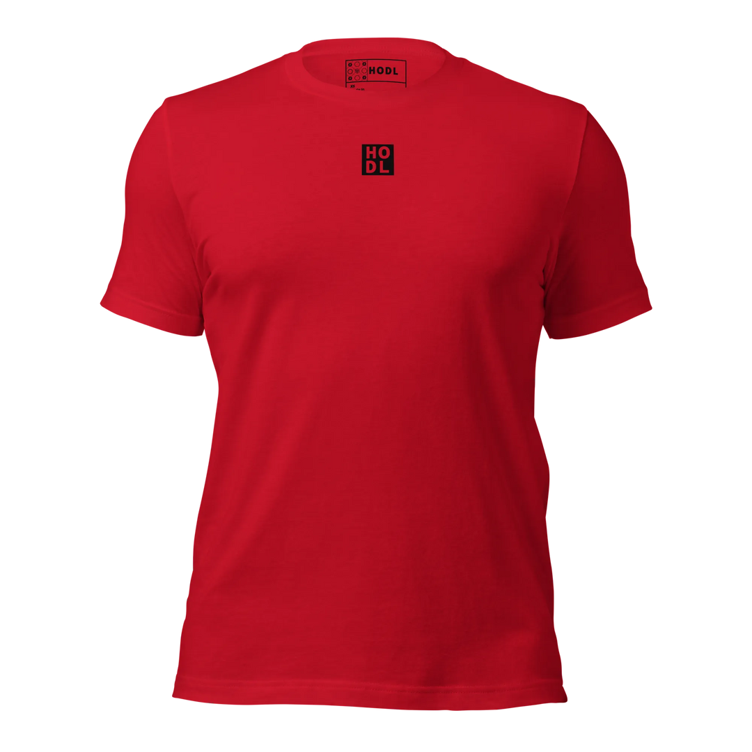 HODL T-Shirt Black Box Mini - HODL T-Shirt Black Box Mini - Red Pill / XS | Exklusive T-Shirt Streetwear von HODL®