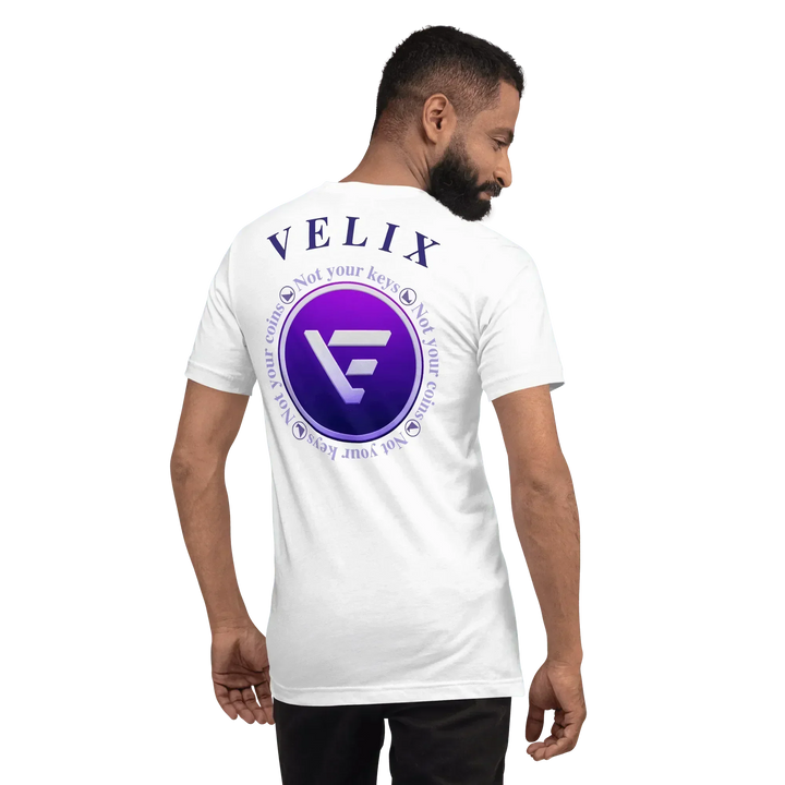 VELIX Crypto T-Shirt New Logo - VELIX Crypto T-Shirt New Logo - Private Key / XS | Exklusive T-Shirt Streetwear von HODL®