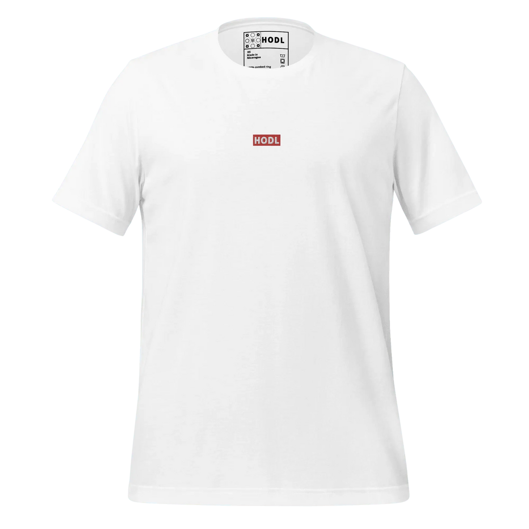 HODL T-Shirt Red Box Clear - HODL T-Shirt Red Box Clear - Genesis Mint / XS | Exklusive T-Shirt Streetwear von HODL®