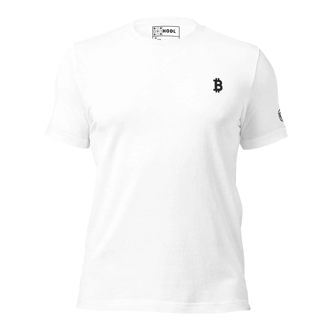 Bitcoin T-Shirt Black Flat - Bitcoin T-Shirt Black Flat - Genesis Mint / XS | Exklusive T-Shirt Streetwear von HODL®