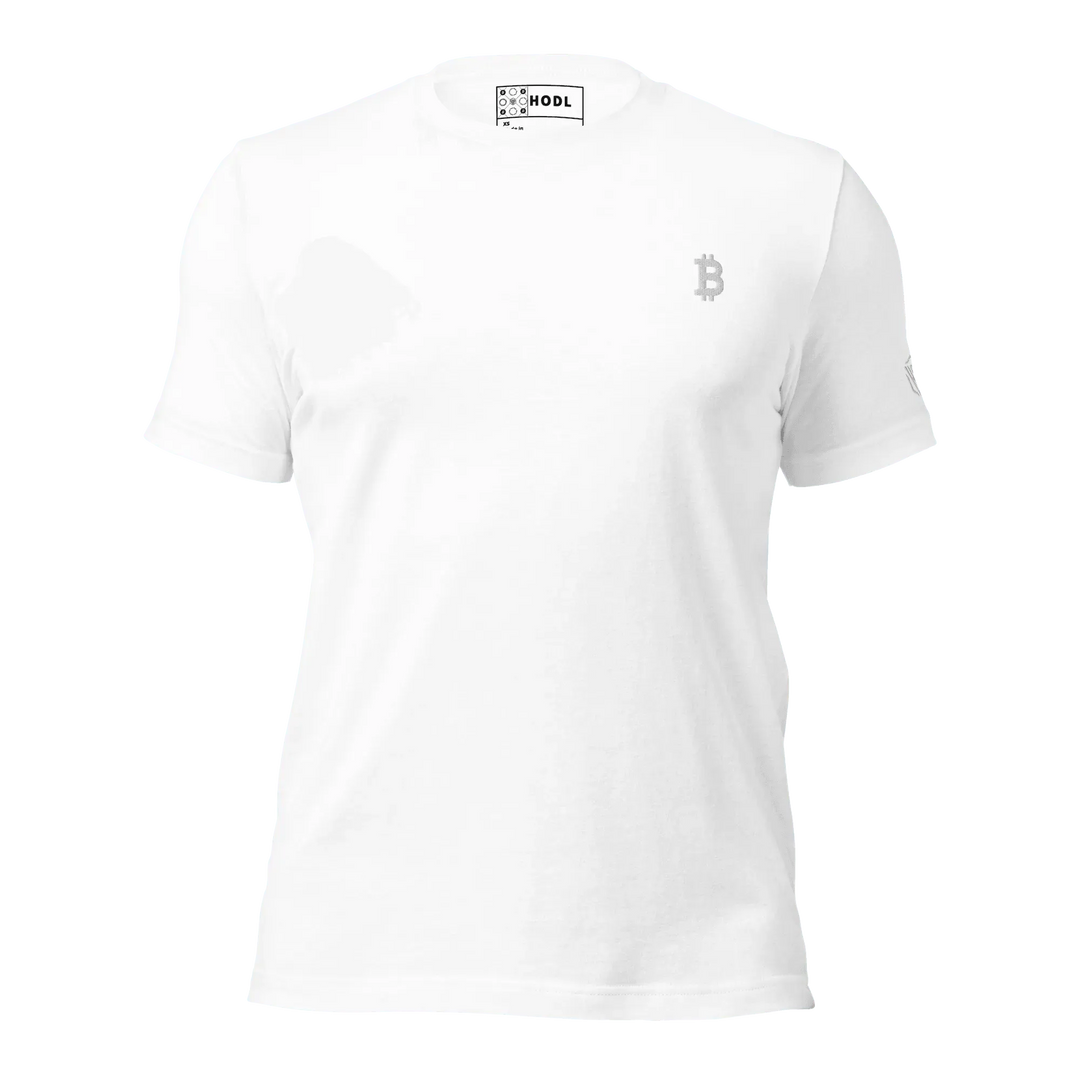 Bitcoin T-Shirt White Flat - Bitcoin T-Shirt White Flat - Genesis Mint / XS | Exklusive T-Shirt Streetwear von HODL®