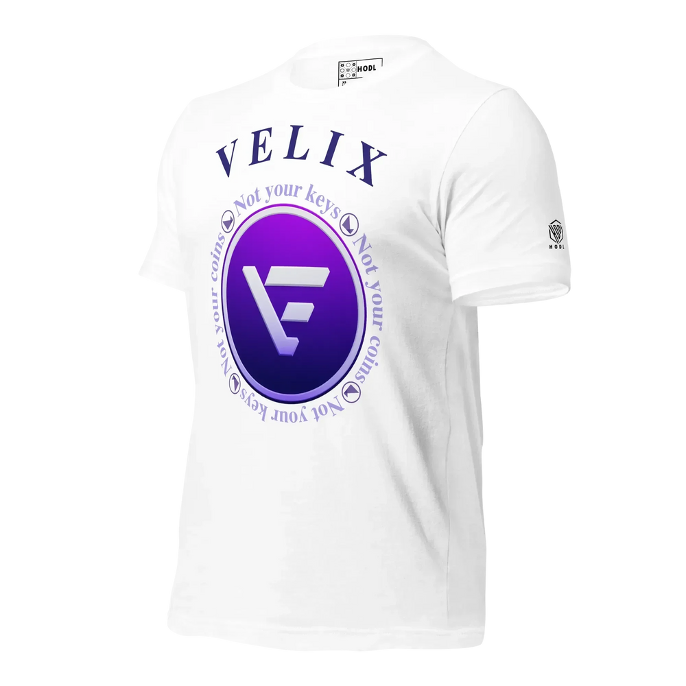 VELIX Crypto T-Shirt Not Your Keys - VELIX Crypto T-Shirt Not Your Keys - Private Key / XS | Exklusive T-Shirt Streetwear von HODL®