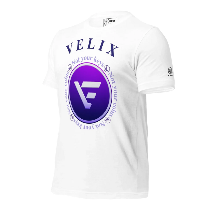 VELIX Crypto T-Shirt Not Your Keys - VELIX Crypto T-Shirt Not Your Keys - Private Key / XS | Exklusive T-Shirt Streetwear von HODL®